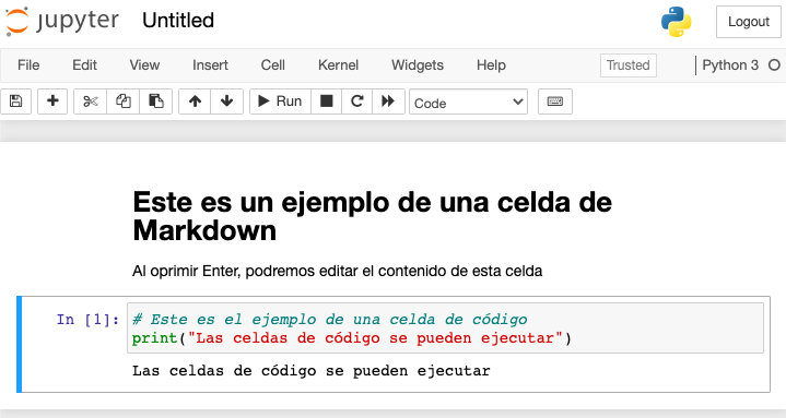 Interfaz de Jupyter